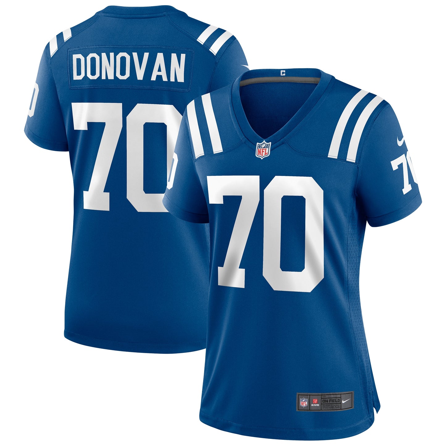 Art Donovan Indianapolis Colts Nike Women's Game Retired Player Jersey - Royal