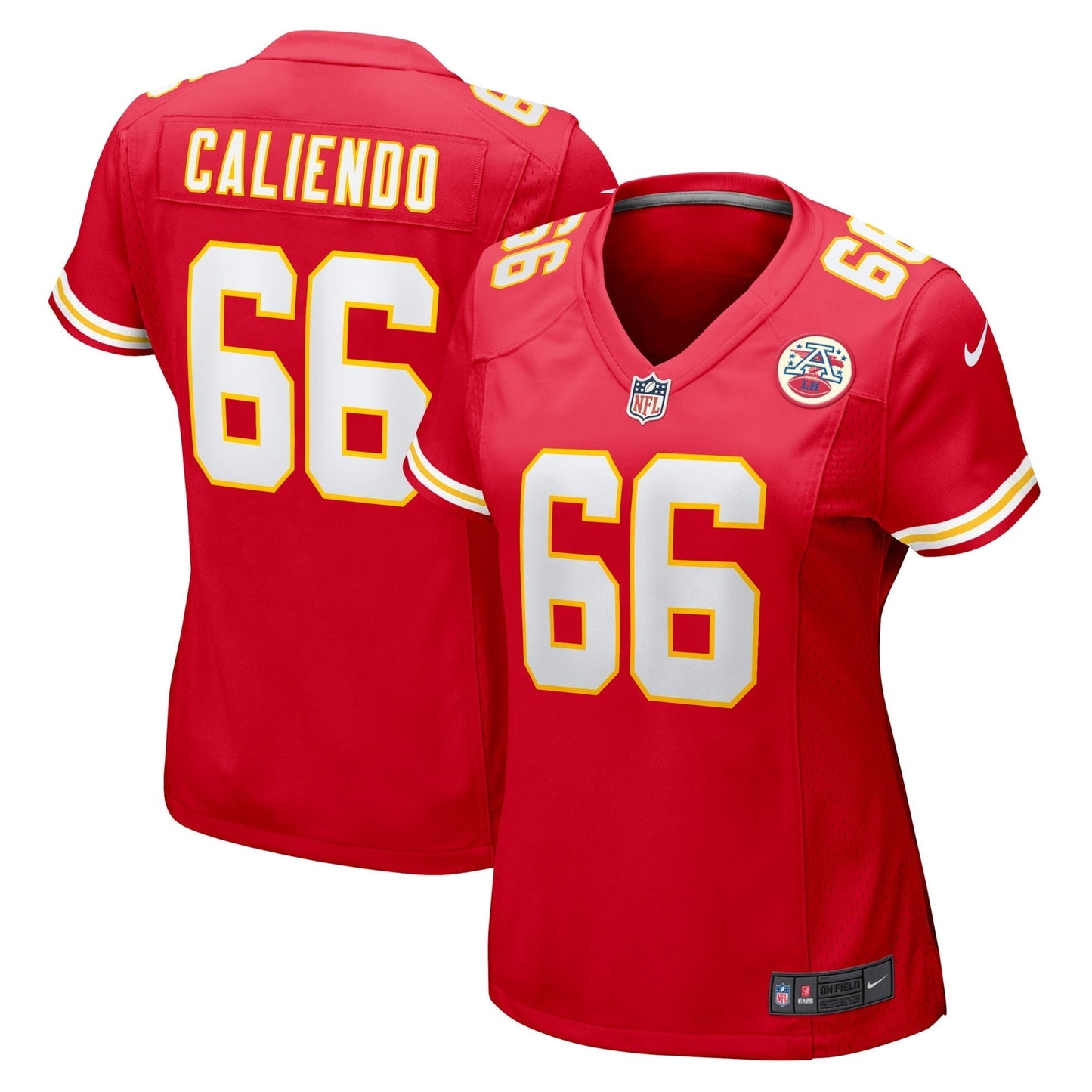Women's Nike Mike Caliendo Red Kansas City Chiefs Game Player Jersey