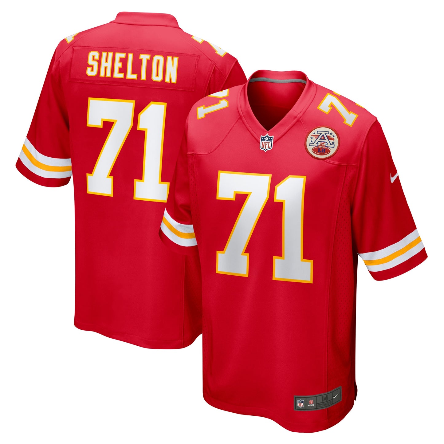 Danny Shelton Kansas City Chiefs Nike Game Player Jersey - Red