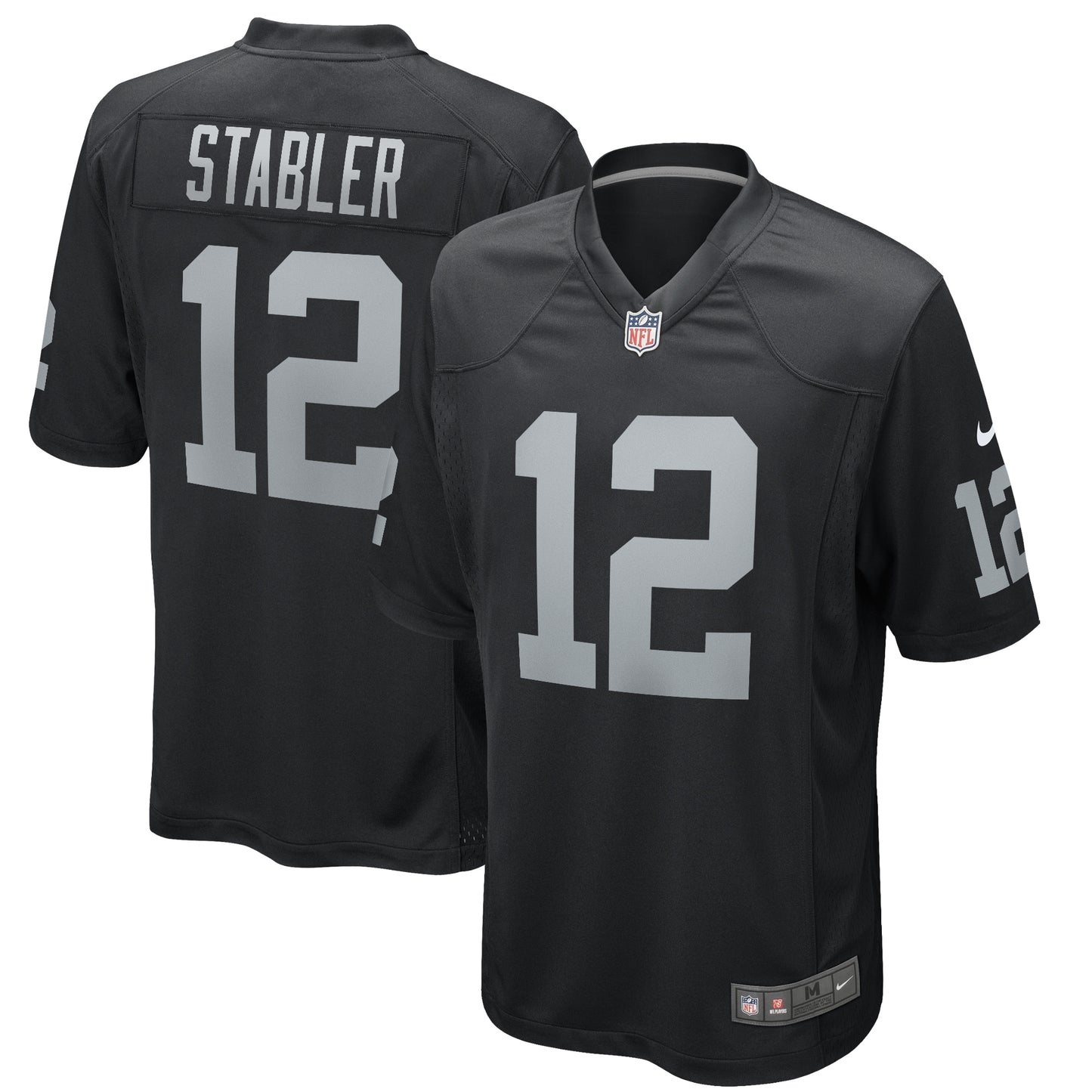 Ken Stabler Las Vegas Raiders Nike Game Retired Player Jersey - Black