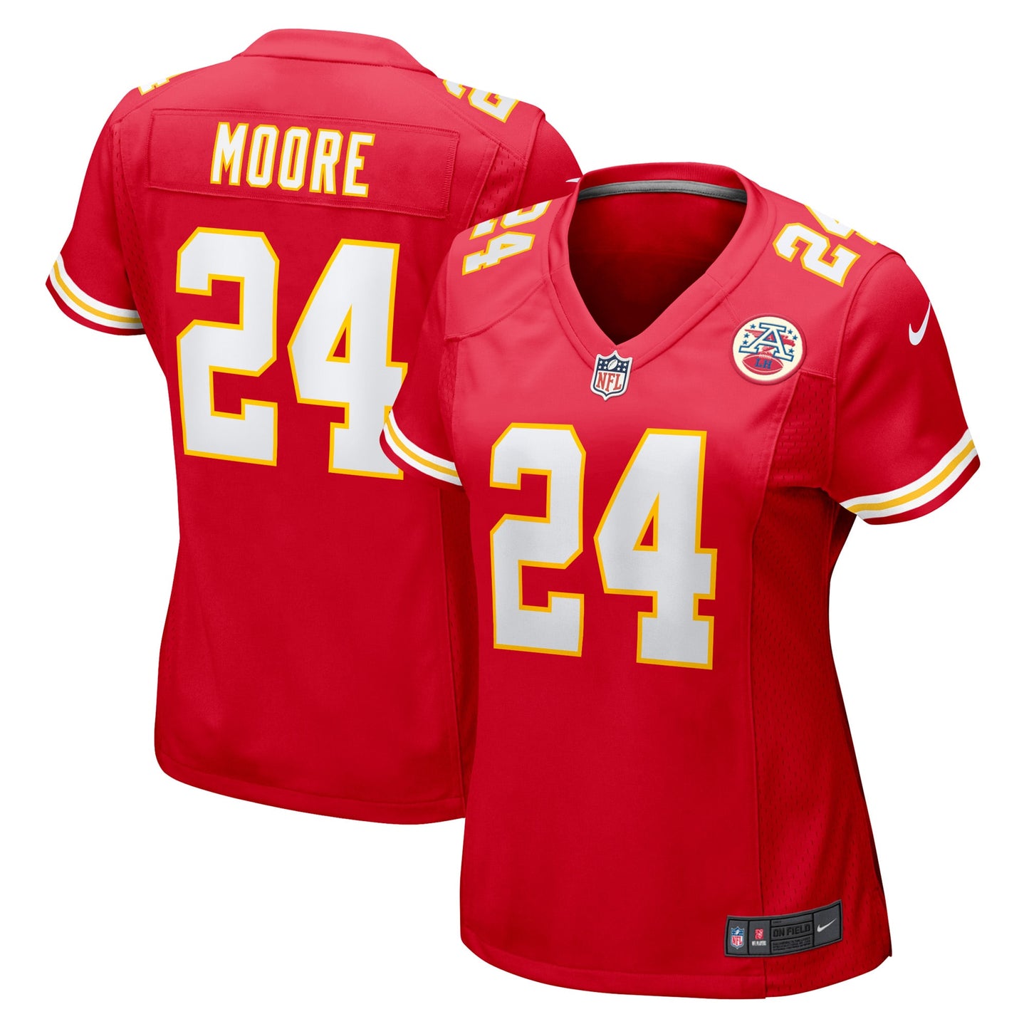 Skyy Moore Kansas City Chiefs Nike Women's Game Player Jersey - Red