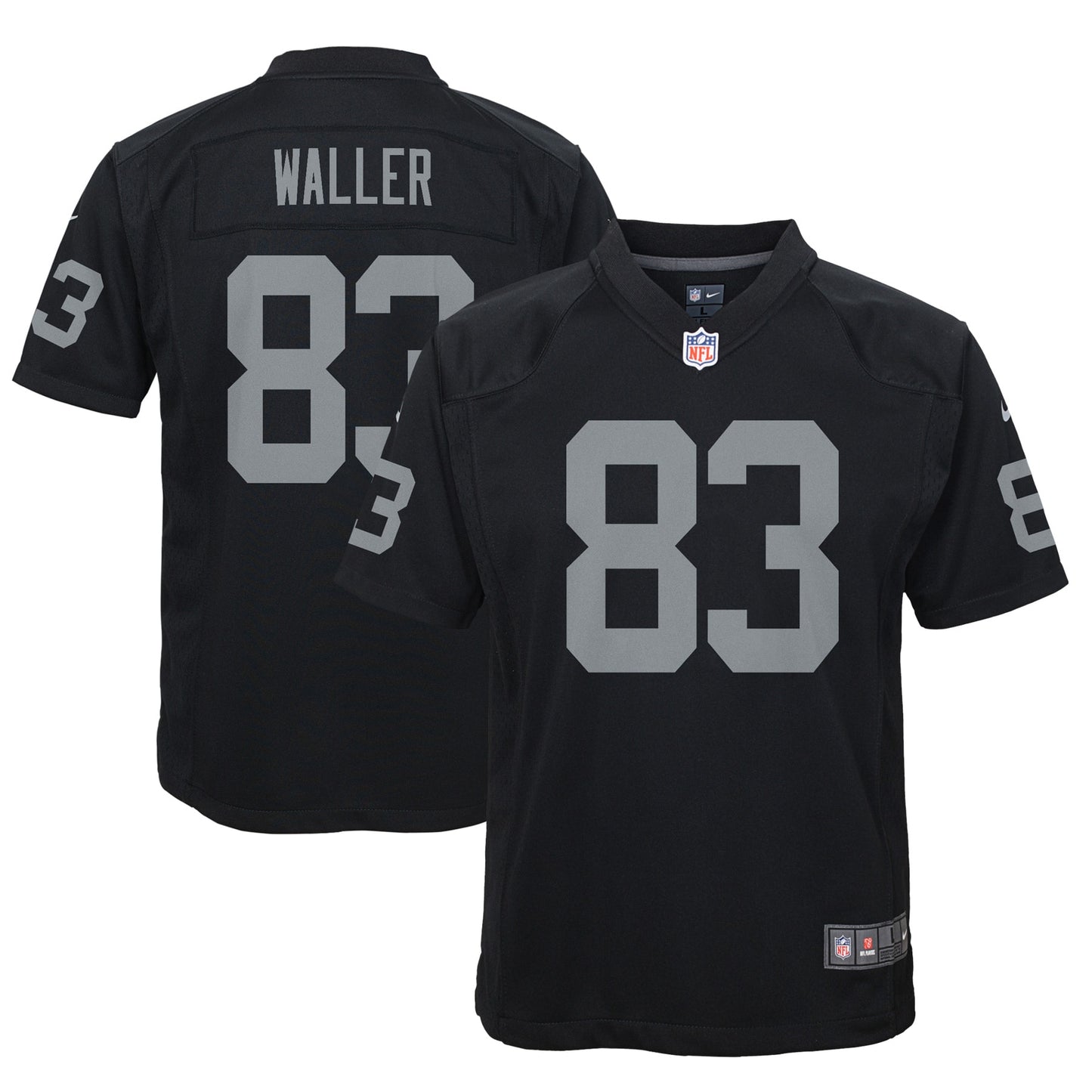 Darren Waller Las Vegas Raiders Nike Youth Game Jersey - Black