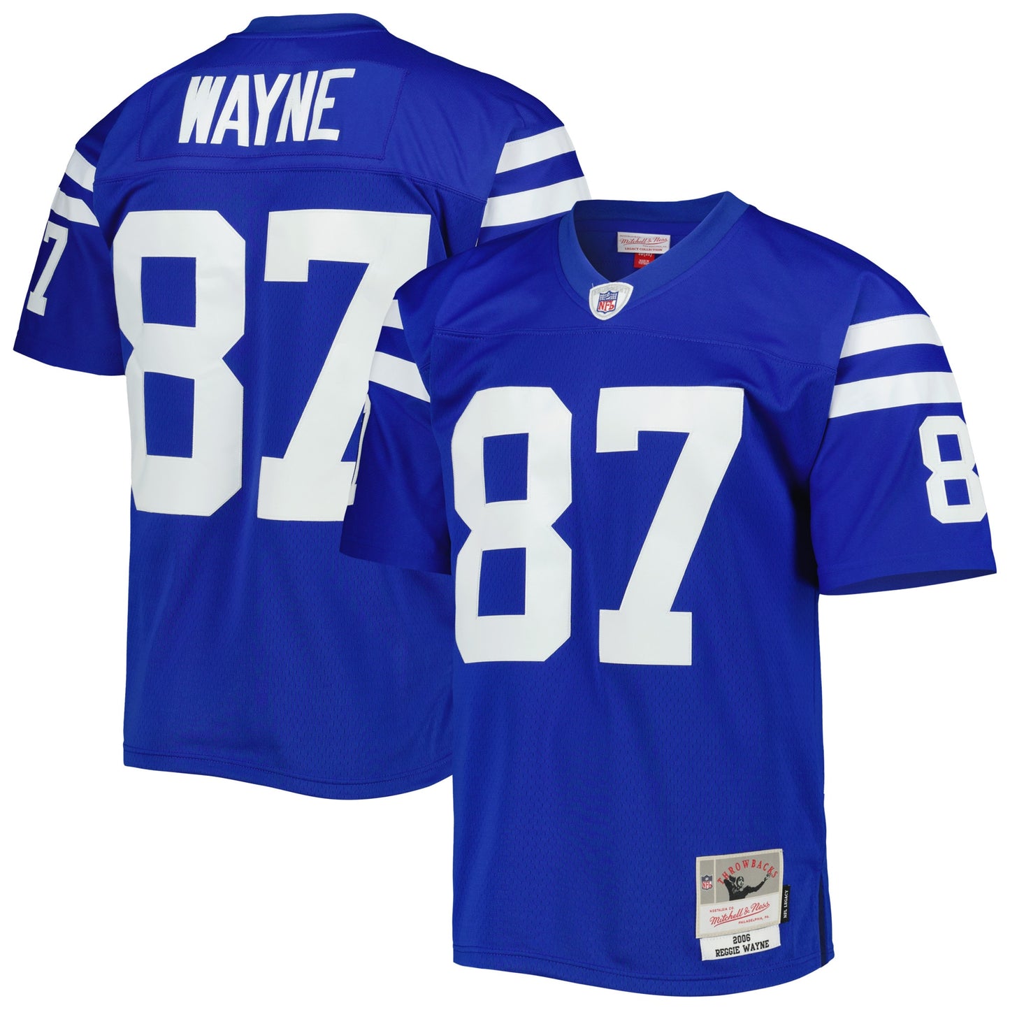 Reggie Wayne Indianapolis Colts Mitchell & Ness Legacy Replica Jersey - Royal