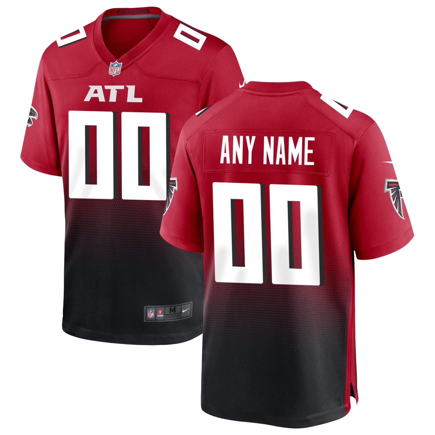 Atlanta Falcons Nike Alternate Custom Game Jersey - Red