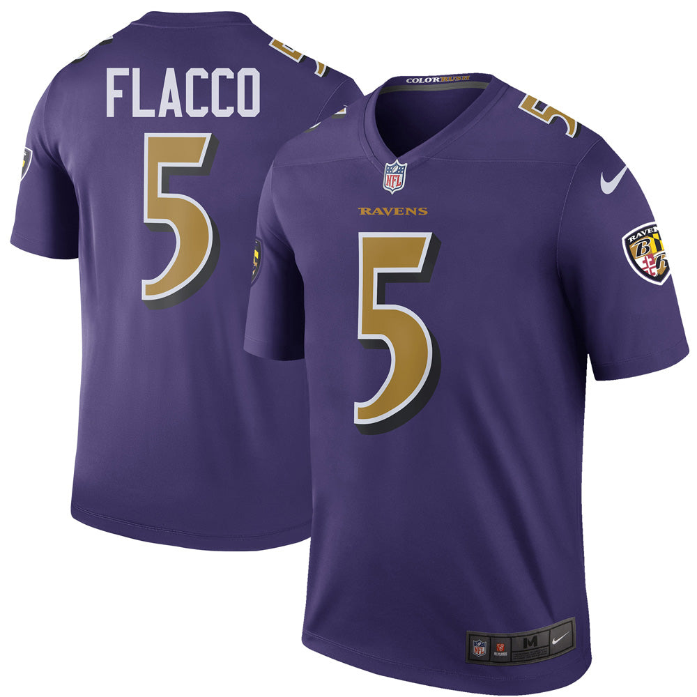 Youth Baltimore Ravens Joe Flacco Legend Jersey - Purple