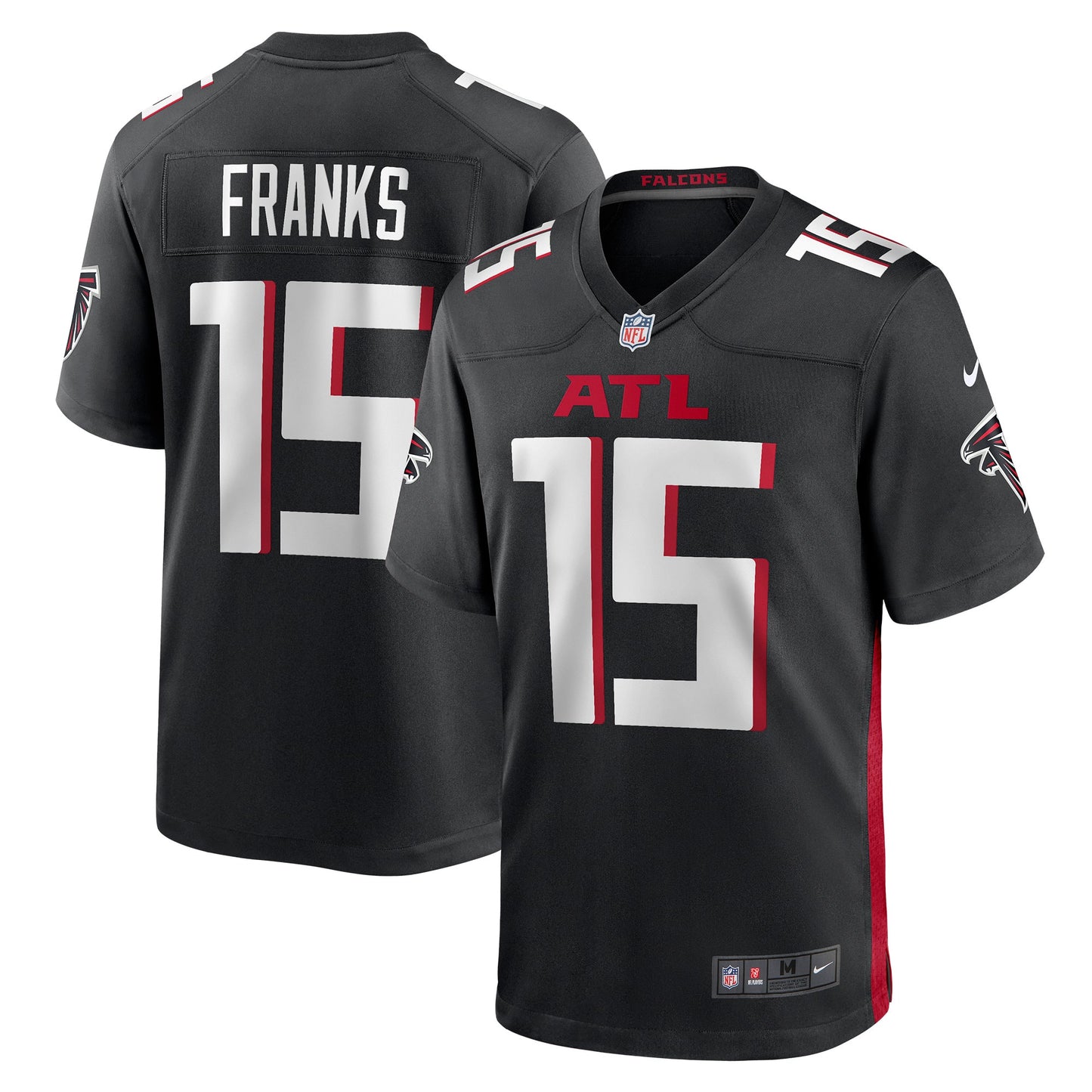 Feleipe Franks Atlanta Falcons Nike Game Jersey - Black