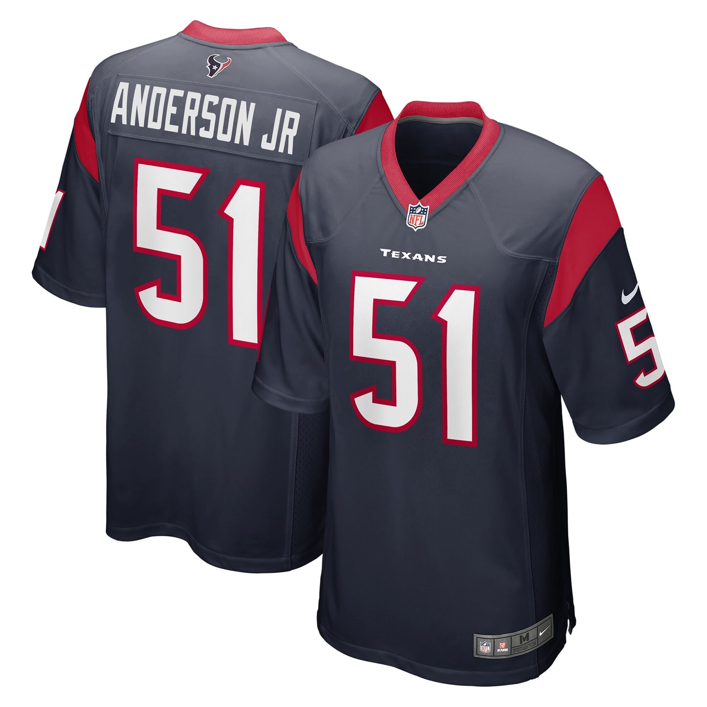 Will Anderson Jr. Houston Texans Nike 2023 NFL Draft First Round Pick Game Jersey - Navy